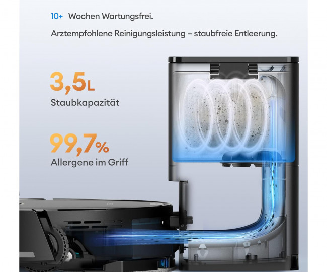 Робот-пилосос Ultenic T20 Pro з функцією миття підлоги